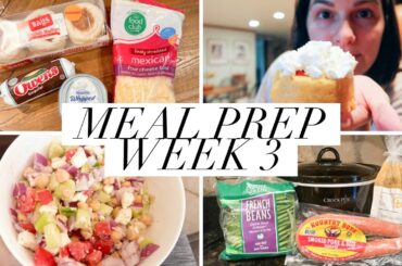 FAST & EASY MEAL PREP FOR BUSY MOMS | HEALTHY MEAL PREP IDEAS FOR THE WEEK | THE SIMPLIFIED SAVER