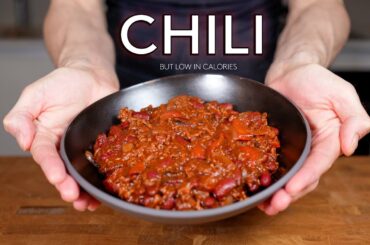 Low Calorie Chili con Carne that is CRAZY JUICY