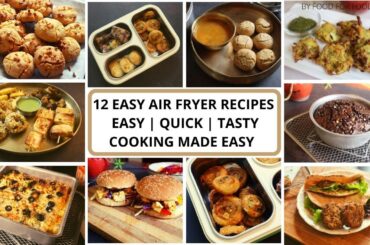 12 Must Try Airfryer recipes | How to use airfryer for cooking | What is airfryer Oven | tiffin