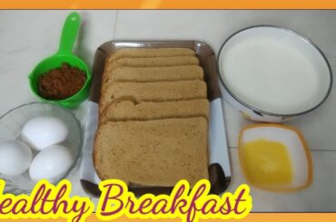 Easy Healthy Breakfast within 10 mins | Whole Wheat Bread recipe in Tamil.....