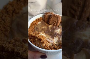BISCOFF CHEESE CAKE OVERNIGHT OATS #shorts #trending