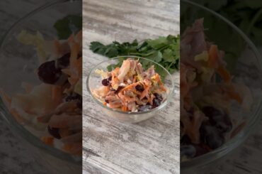Easy salad - tasty recipe! Try it! #cooking #recipe #easyrecipe