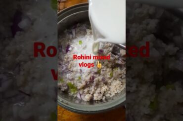 healthy breakfast ideas milletts tho #rohinimixedvlogs #youtubeshorts #ammavantalu#milletts tho#