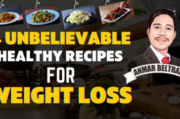 4 Unbelievable Healthy Recipes for Weight Loss Vegetarian Budget Meals!