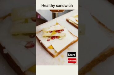 Healthy sandwich recipe | making | #easybreakfast #sandwich  #snacks #streetfood #food #shorts
