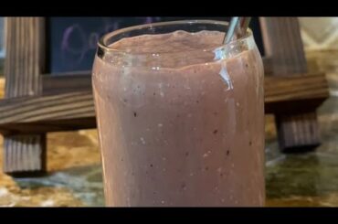 Chocolate Cherry Banana Smoothie|Breakfast Smoothie Recipes|Healthy & Weight Loss Smoothie Recipe