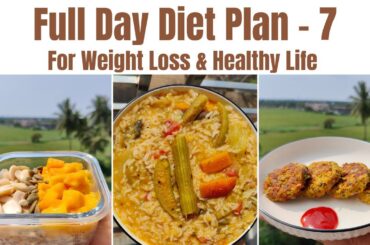 Full Day Diet Plan - How to lose Weight - Diet Plan for WeightLoss - Weightloss Recipes -Easy Diet