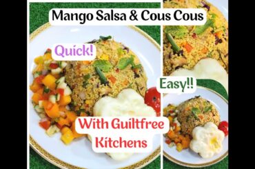 MANGO SALSA WITH STIRFRY COUSCOUS//HEALTHY STIR FRY//GUILTFREE MEALS//WEIGHTLOSS RECIPES