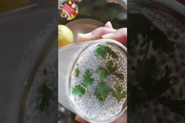 how to make Summer Special Sabja Drinks In Telugu - Healthy Recipes #homechefrecipestelugu #Shorts