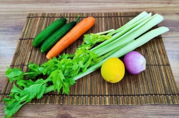 GREEN SALAD RECIPE! DELICIOUS CELERY SALAD RECIPE WITH HEALTHY SALAD DRESSING