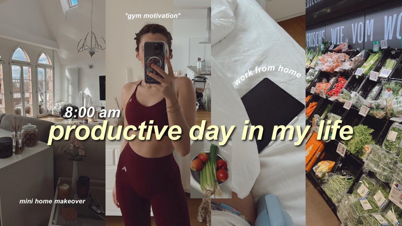 8 AM PRODUCTIVE DAY IN MY LIFE: workouts, healthy meals & wfm 8 AM PRODUCTIVE DAY IN MY LIFE: workouts, healthy meals & wfm