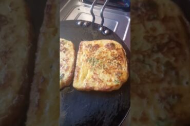 homemade healthy bread pakode in tawa