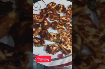 #shorts very easy spicy paneer snack recipe/less oily/healthy recipe #youtubeshorts  #viral #shorts