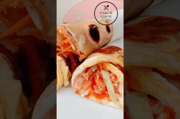 Egg Roll Wapper Recipe | Egg Paratha | Easy Recipe | #healthysnacks #easysnacks #recipe  #shorts