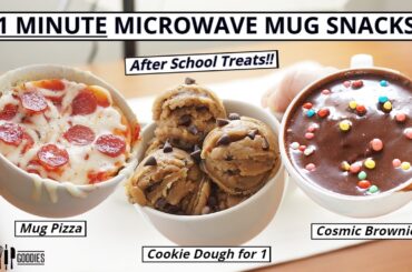1 Minute Microwave Mug Recipes ! Back to School Mug Treats!
