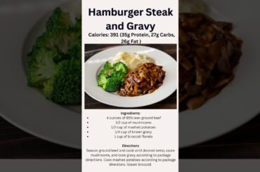 "5 Dinner Ideas Under 500 Calories That Will Keep You Satisfied!" #shorts #weightloss #healthy