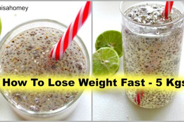 How To Lose Weight Fast - 5kg | Fat Cutter Drink | Fat Burning Morning Routine