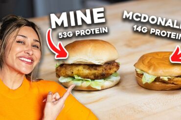 McDonald’s McChicken but HEALTHIER and HIGH PROTEIN