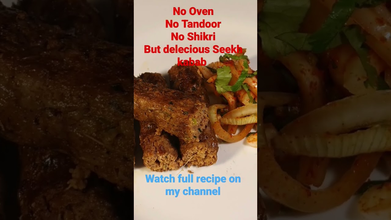 Healthy Seekh kabab without Tandoor or Oven #kabab #seekhkabab #healthyrecipes #indianstreetfood Healthy Seekh kabab without Tandoor or Oven #kabab #seekhkabab #healthyrecipes #indianstreetfood