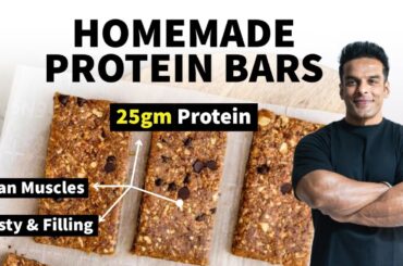 Tasty Homemade Protein Bar | High Protein Snack | Yatinder Singh