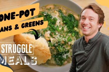 One Pot, One Bowl, One Amazing Meal: Cooking Beans and Greens for a Healthy and Flavorful Dinner!