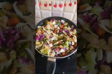 Mixed Vegetables Stir fry | Healthy Breakfast | Low calorie food