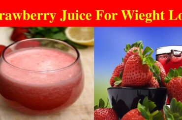 Diet Iced Strawberry Drink Recipe | Low Calorie Drink | Strawberry Juice Recipe | Sugar Free Juice