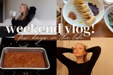 VLOG: evening routine, sharing some honest thoughts, healthy zucchini bread recipe & date night //