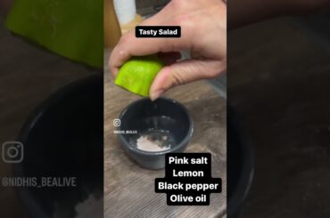 Tasty and healthy Salad @NidhisBeAlive  #foodshorts