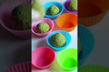 #shorts Matcha energy balls, Healthy no bake desserts, Protein balls easy desserts 5 minutes