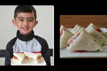 A simple Sandwich recipe from  5 year old #healthy #lunch #recipe #sandwich