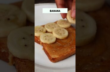 Peanut Butter Banana Toast Super healthy and quick recipe for protein pack food BACAH