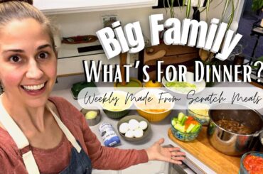 Cooking From Scratch Meal Plan Healthy Dinners for The Week