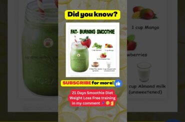 Shed Pounds the Delicious Way: The Ultimate Smoothie Diet for Weight Loss!