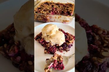Easy 5 min Berry Oat Squares, Healthy recipe #oatsrecipe #healthybreakfast #recipes