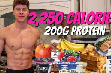 Full Day of Eating 2,250 | TASTY High Protein And Low Calorie Diet To Lose Fat