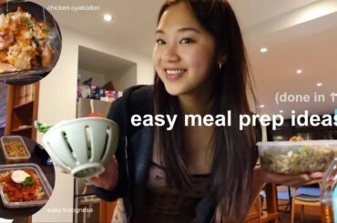 super easy + delicious meal prep ideas for spring (dorm life recipes)