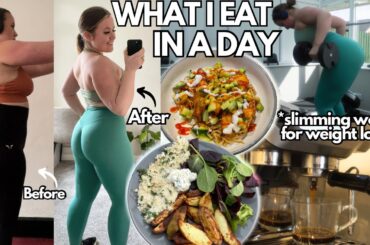 What I eat in a day on slimming world | healthy, easy meals for weight loss (-20lb down)