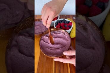 Protein Acai Bowl #healthy #snacks #shortrecipe #recipe #shorts #acaibowl #healthyrecipes #breakfast