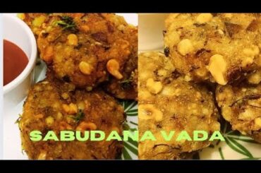 sabudana vada recipe|| veg snacks recipe||easy and healthy snacks for iftar and lunch box for kids
