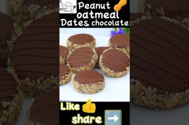 Healthy Nutella oats meal bars/ Easy to make snacks recipe with oats / 4 ingredients only #shorts