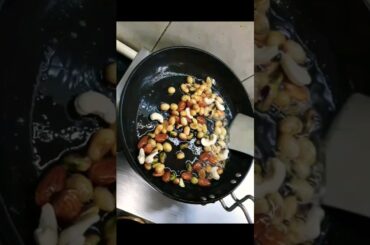 Healthy snacks recipe | Ghee roasted dry fruits snacks | cashew | Almond | Raisins #shorts