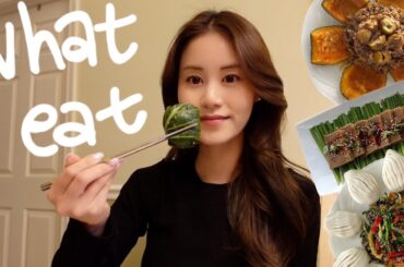what i eat in a korean household (healthy homemade meals)