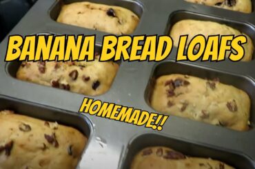 Healthy Banana Bread loafs Recipe - Moist and Delicious!