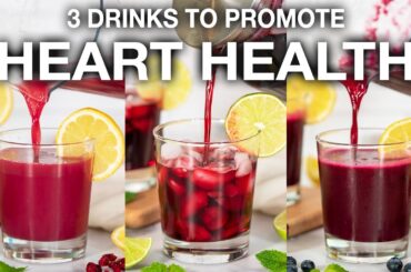 Drink These To Lower High Blood Pressure and Support Heart Health | 3 Healthy Drinks