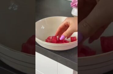 #healthylunch idea: WATERMELON SALAD for hot summer days