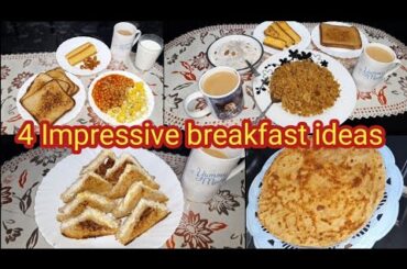4 Breakfast recipes | Breakfast Ideas | Healthy Breakfast | faiza's lifestyle