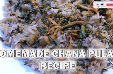 Homemade Tasty Chana Pulao Recipe | How To Make Chana Pulao | Eid Special Pakistani Pulao Recipe