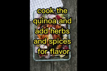 #shorts Healthy and Delicious #Tandoori Chicken Kebab with Quinoa and Grilled Vegetables#