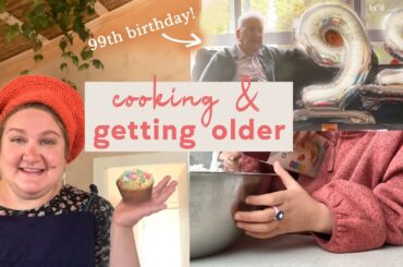 SHABBAT COOKING & 99th birthday! Beef soup & apple crumble recipes | Spiritual side getting older